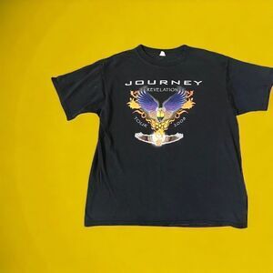2008 JOURNEY REVELATION TOUR ROCK CONCERT SHIRT Black Size large